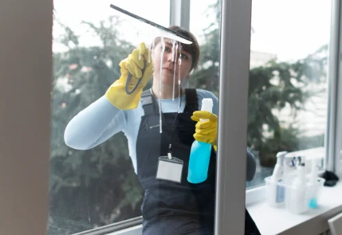 Nettoyage de vitres intérieures et extérieures à Puiseux-en-France